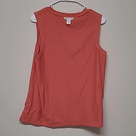 Athleta Pink Muscle Tee Soft Drape Crew Neck used good condition. - Picture 5 of 10